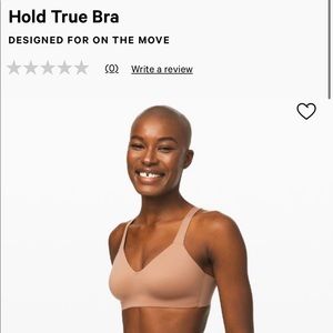 Lululemon hold true bra NBW NWT 32c